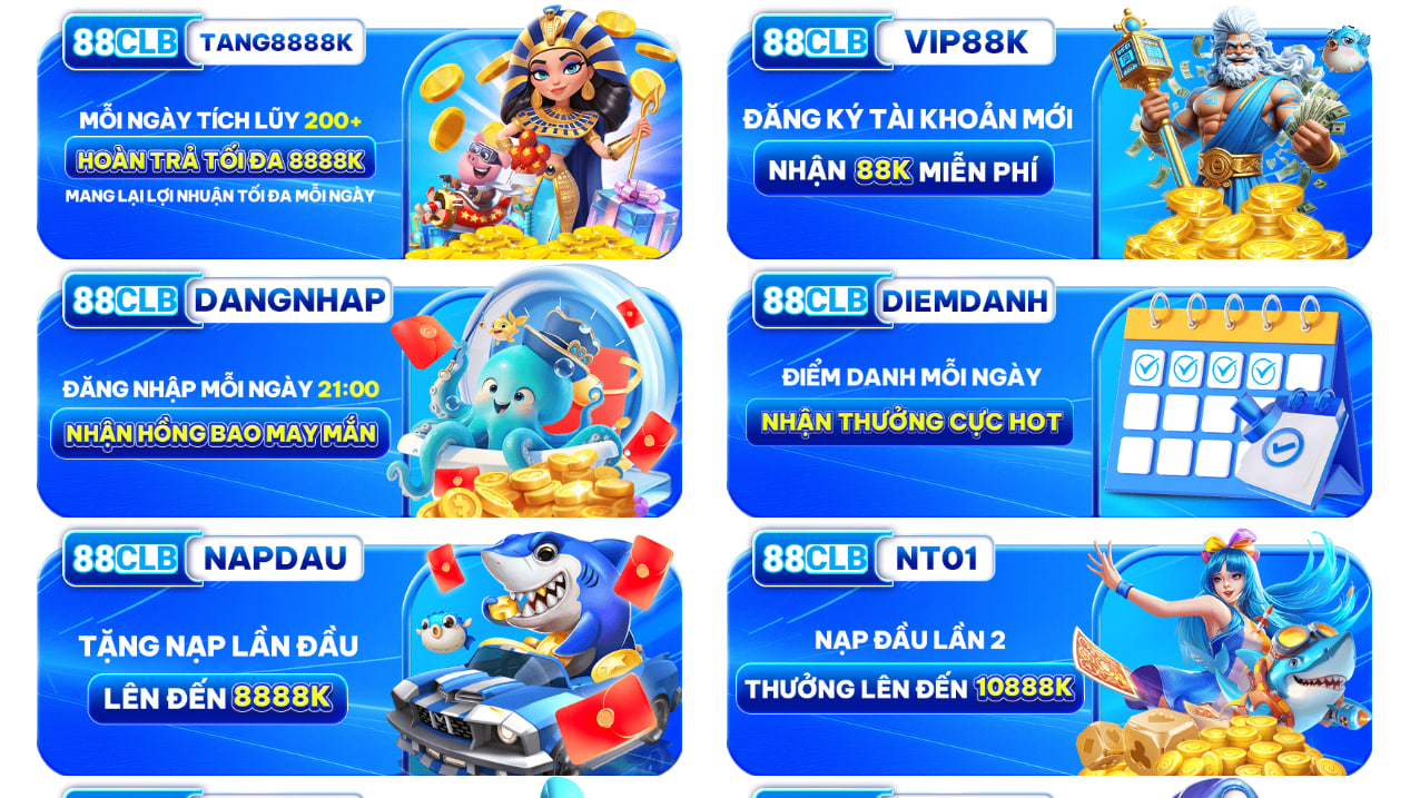 Nhà cái liên tục tung ra những mã khuyến mãi siêu hấp dẫn