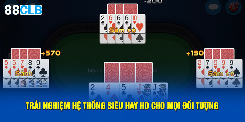 Trải nghiệm hệ thống siêu hay ho cho mọi đối tượng